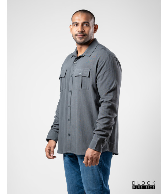 Long Sleeve Double Pocket Shirt