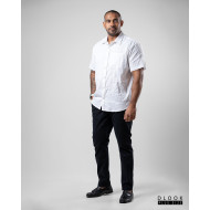 Shot Sleeve cotton shirt - White