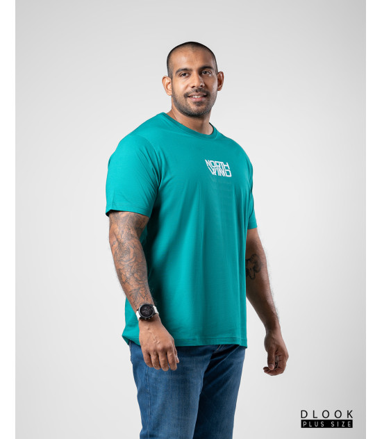 Plus Size Graphic T-shirt -Green