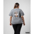 Ladies Plus Size Graphic T-shirt - ASH