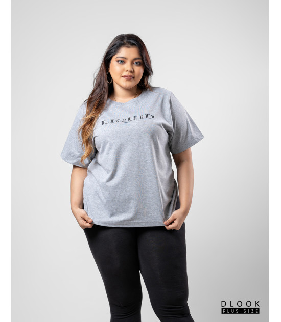 Ladies Plus Size Graphic T-shirt 