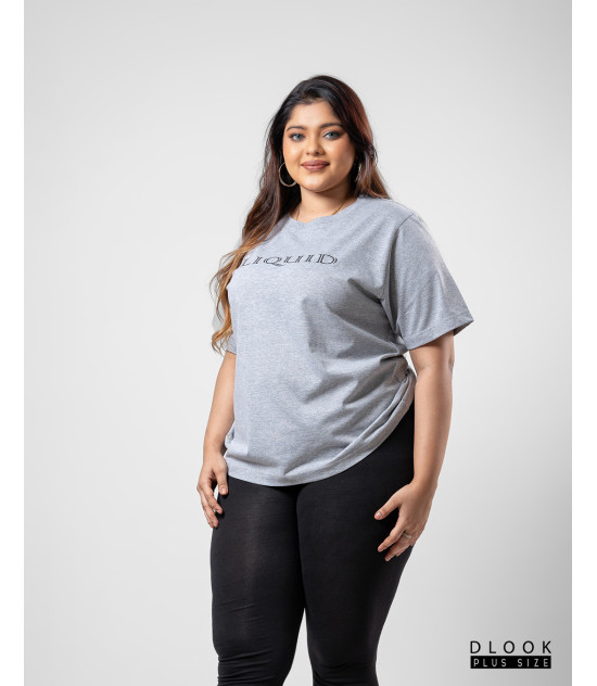 Ladies Plus Size Graphic T-shirt 