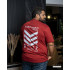 DLOOK BACK PRINT T SHIRT MAROON