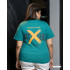 DLOOK BACK PRINT T SHIRT GREEN-1