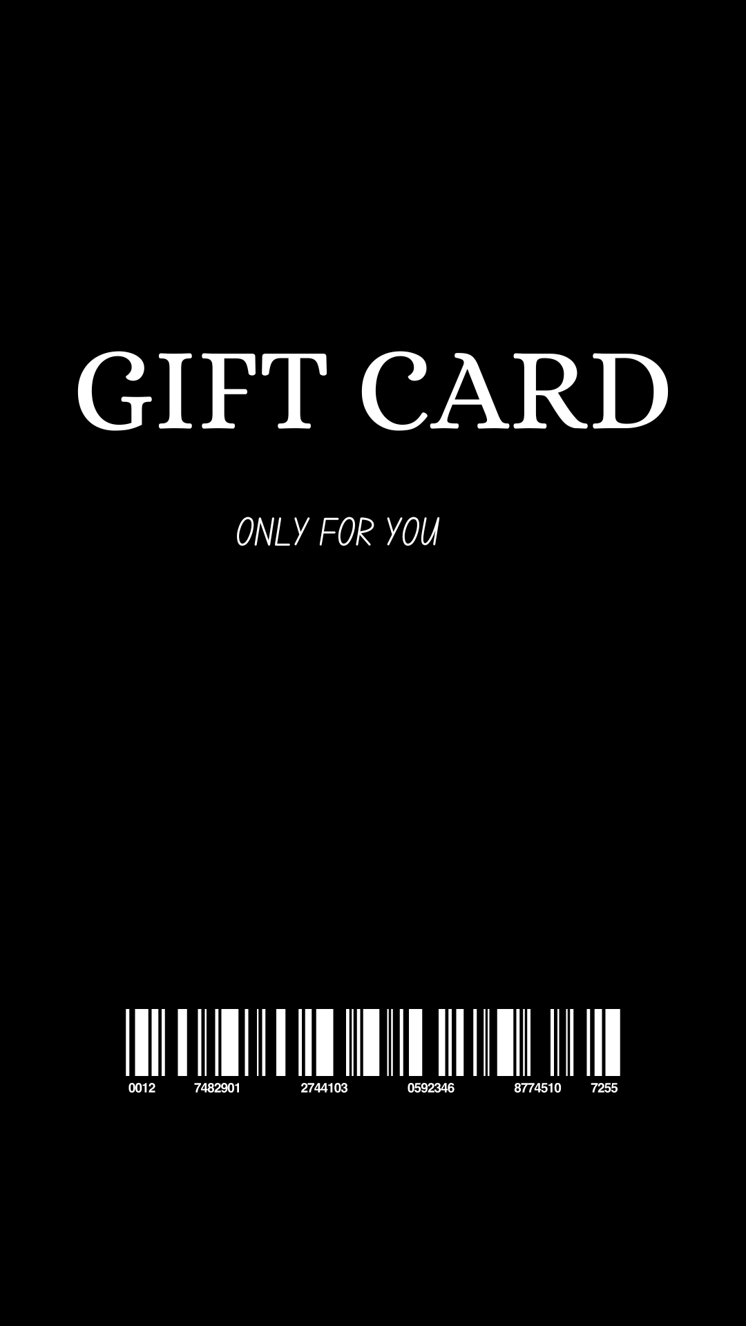 GIFT CARD