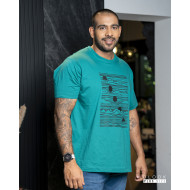 MEN'S GRPHIC T SHIRT - GREEN