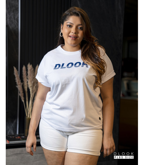 DLOOK GRAPHIC T-SHIRT - WHITE