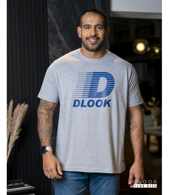 DLOOK GRAPHIC T-SHIRT-ASH