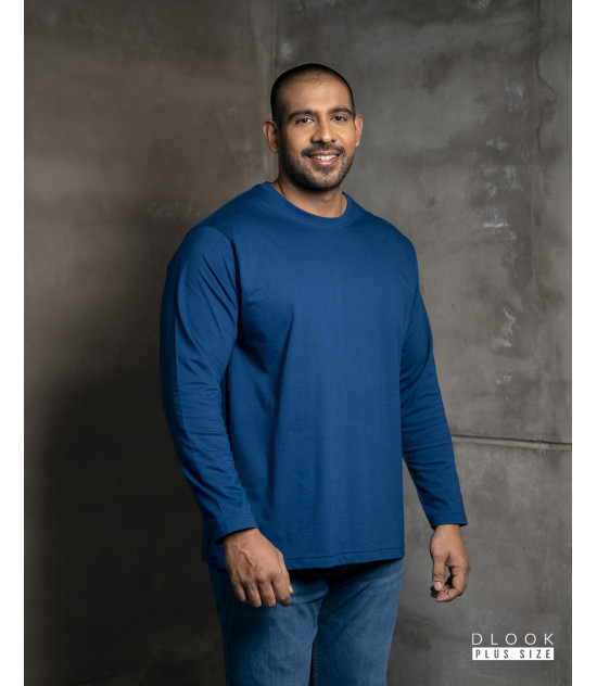 LONG SLEEVE T SHIRT - DARK BLUE