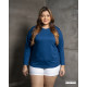 WOMEN LONG SLEEVE T SHIRT - D.BLUE