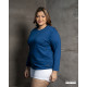 WOMEN LONG SLEEVE T SHIRT - D.BLUE