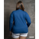 WOMEN LONG SLEEVE T SHIRT - D.BLUE