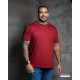 MEN PLUS PLAIN T SHIRT -MAROON