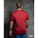 MEN PLUS PLAIN T SHIRT -MAROON