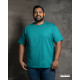 MEN PLUS PLAIN T SHIRT-GREEN