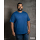 MEN PLUS PLAIN T SHIRT-DARK BLUE