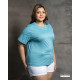 WOMENS PLUS T-SHIRT-SKY BLUE