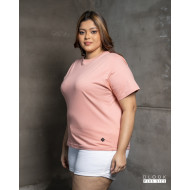 WOMENS PLUS T-SHIRT-Peach