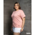 WOMENS PLUS T-SHIRT-Peach-DWP 50001 