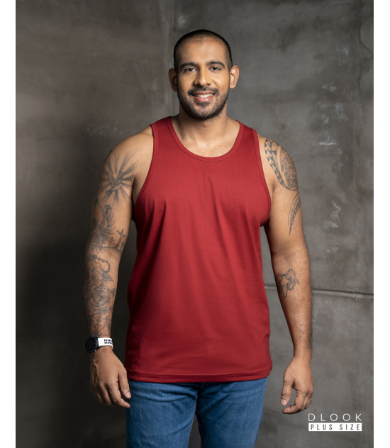 MENS  TANK TOP-MAROON