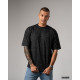 UNISEX OVERSIZED T-SHIRT ACID WASH BLACK