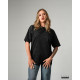 UNISEX OVERSIZED T-SHIRT ACID WASH BLACK