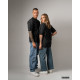 UNISEX OVERSIZED T-SHIRT ACID WASH BLACK