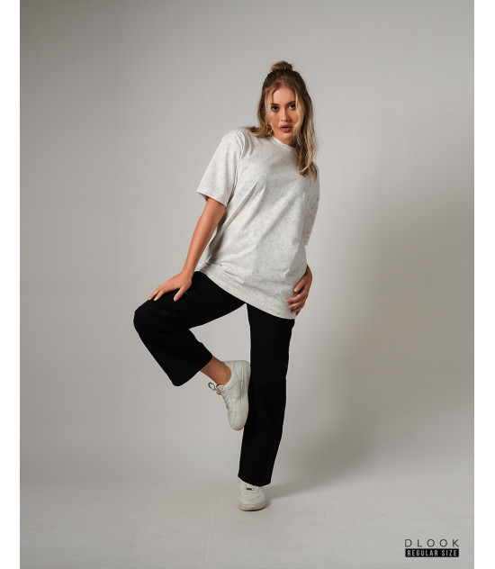 UNISEX OVERSIZED T-SHIRT ACID WASH WHITE