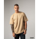 UNISEX OVERSIZED T-SHIRT ACID WASH BEIGE