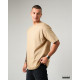 UNISEX OVERSIZED T-SHIRT ACID WASH BEIGE