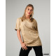 UNISEX OVERSIZED T-SHIRT ACID WASH BEIGE