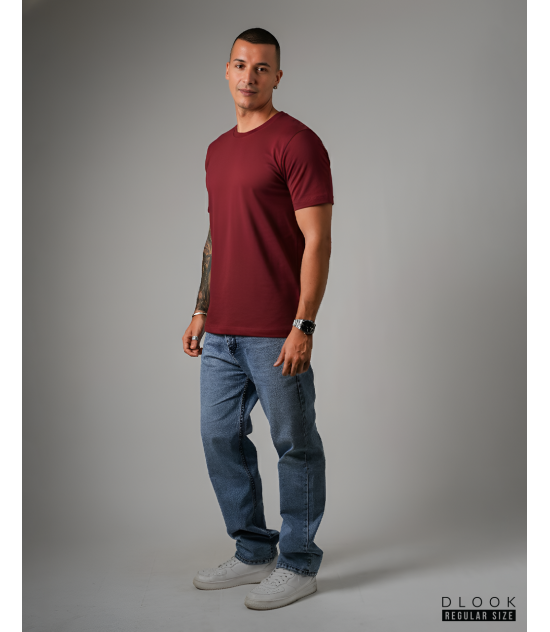 Men's Crew Neck - Maroon