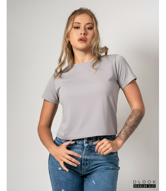 Ladies Slim Fit T shirt Light Purple
