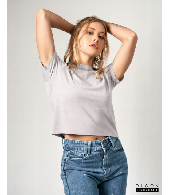 Ladies Slim Fit T shirt Light Purple