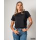 Ladies Slim Fit T shirt Black