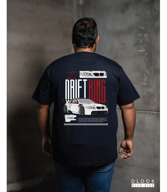 DLOOK PLUS SIZE GRAPHIC T-SHIRT - DRIFTKING