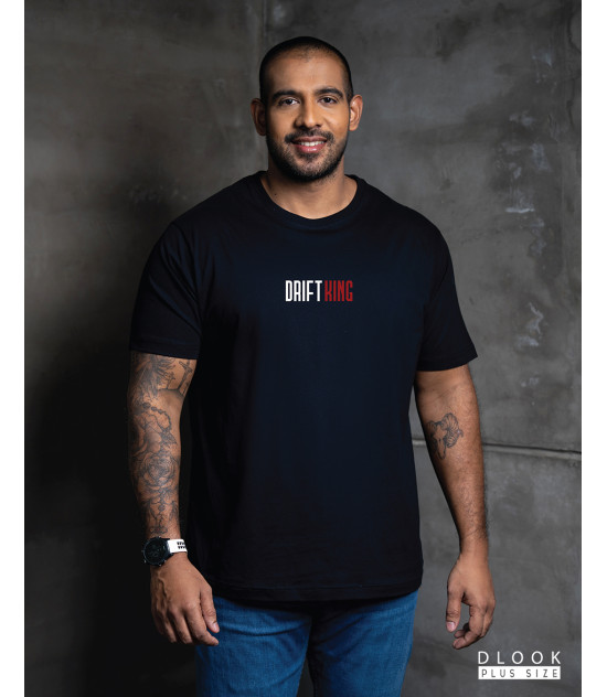 DLOOK PLUS SIZE GRAPHIC T-SHIRT - DRIFTKING DLOOK PLUS SIZE GRAPHIC T-SHIRT - DRIFTKING