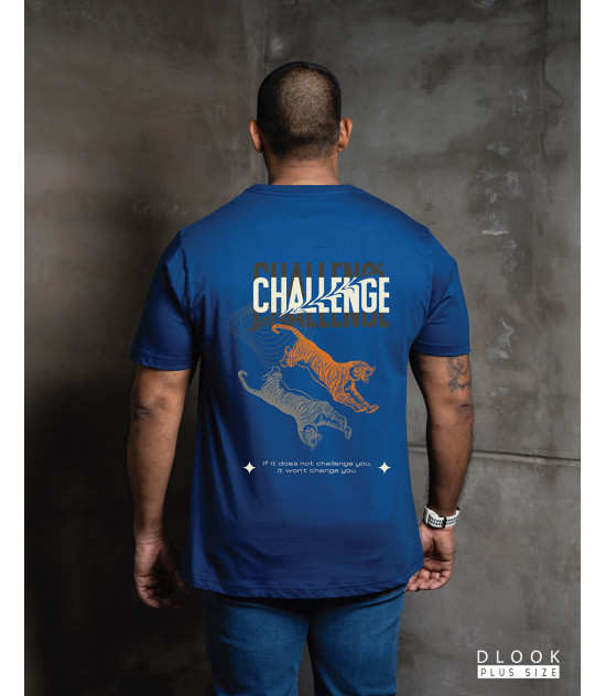 DLOOK PLUS SIZE GRAPHIC T-SHIRT- CHALLENGE