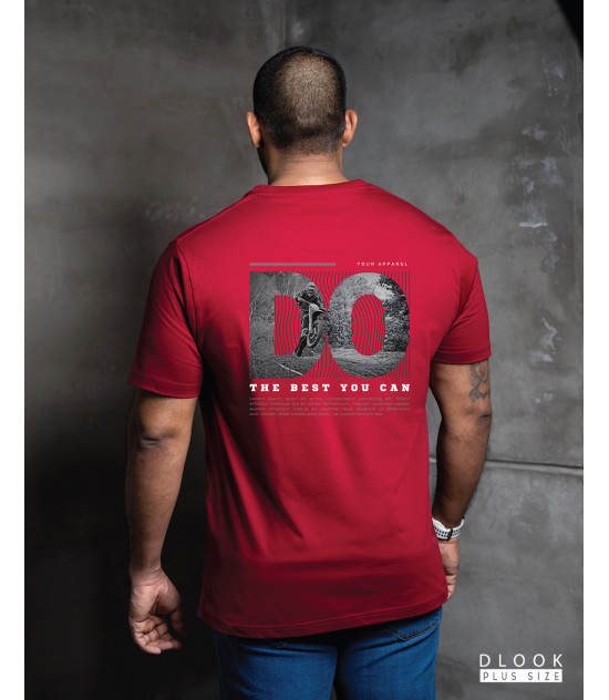 DLOOK PLUS SIZE GRAPHIC T-SHIRT -DO