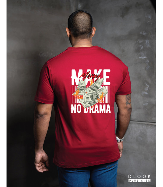 DLOOK PLUS SIZE GRAPHIC T-SHIRT 