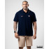 Plus size EMB Polo T-shirt Navy Blue