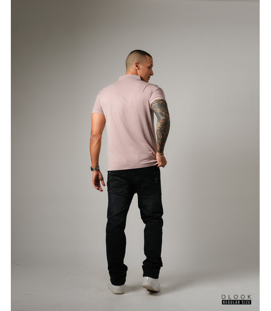 Collar T-shirt Light pink