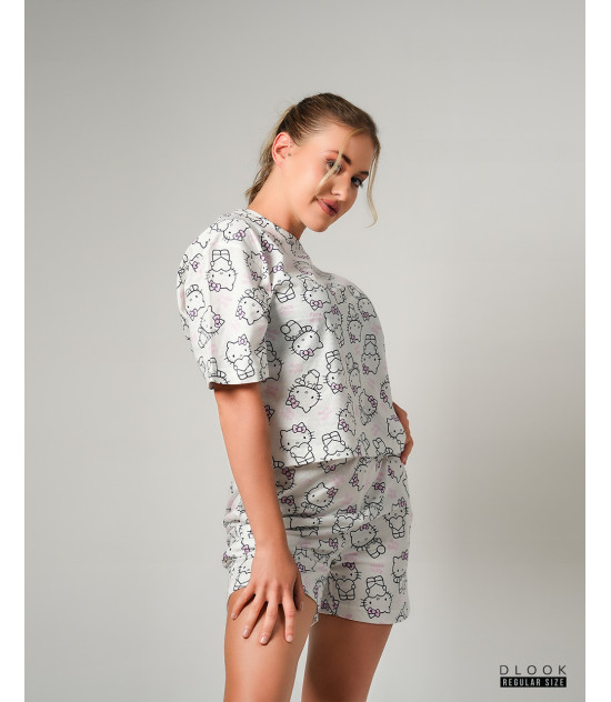 Hello kitty printed night wear