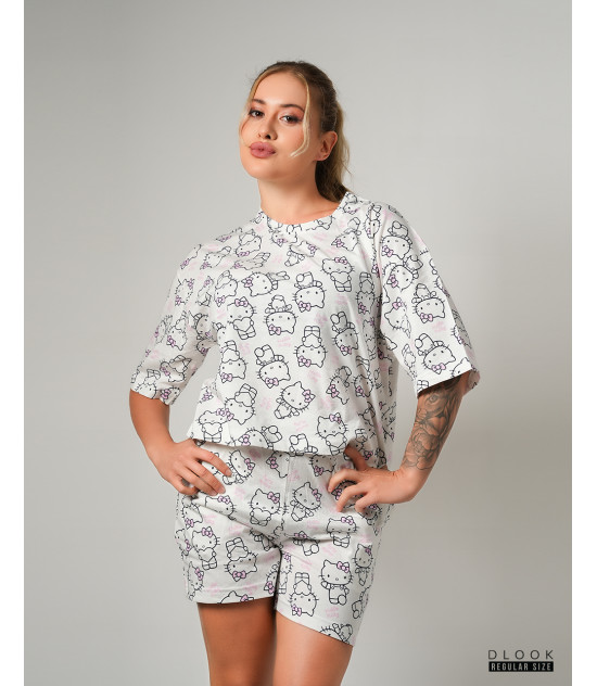 Hello kitty printed night wear