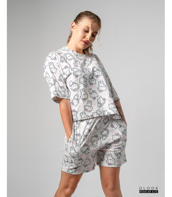Hello kitty printed night wear