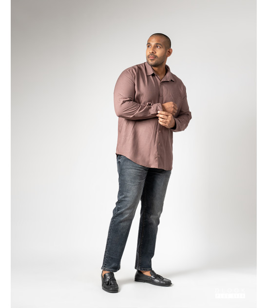 Long Sleeve Brown Shirt