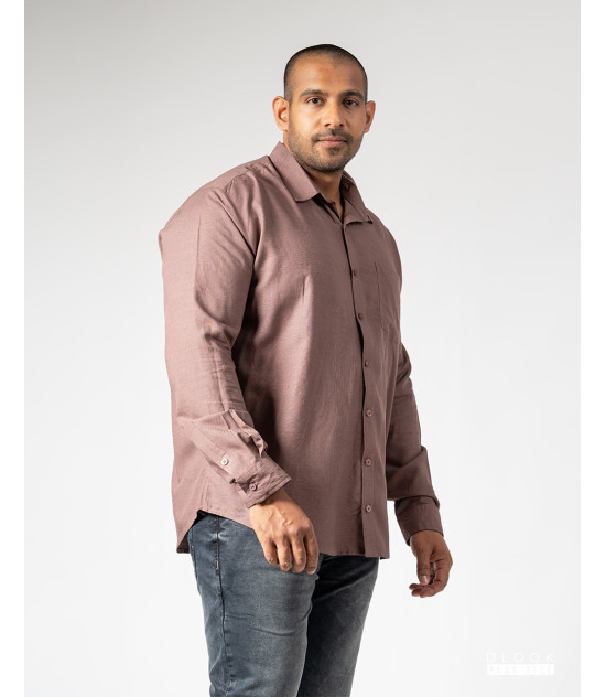 Long Sleeve Brown Shirt