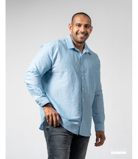 Long Sleeve  Shirt Light Blue