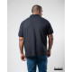 Plus size Polo T-shirt-Black