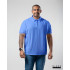 Plus size Polo T-shirt-Light blue